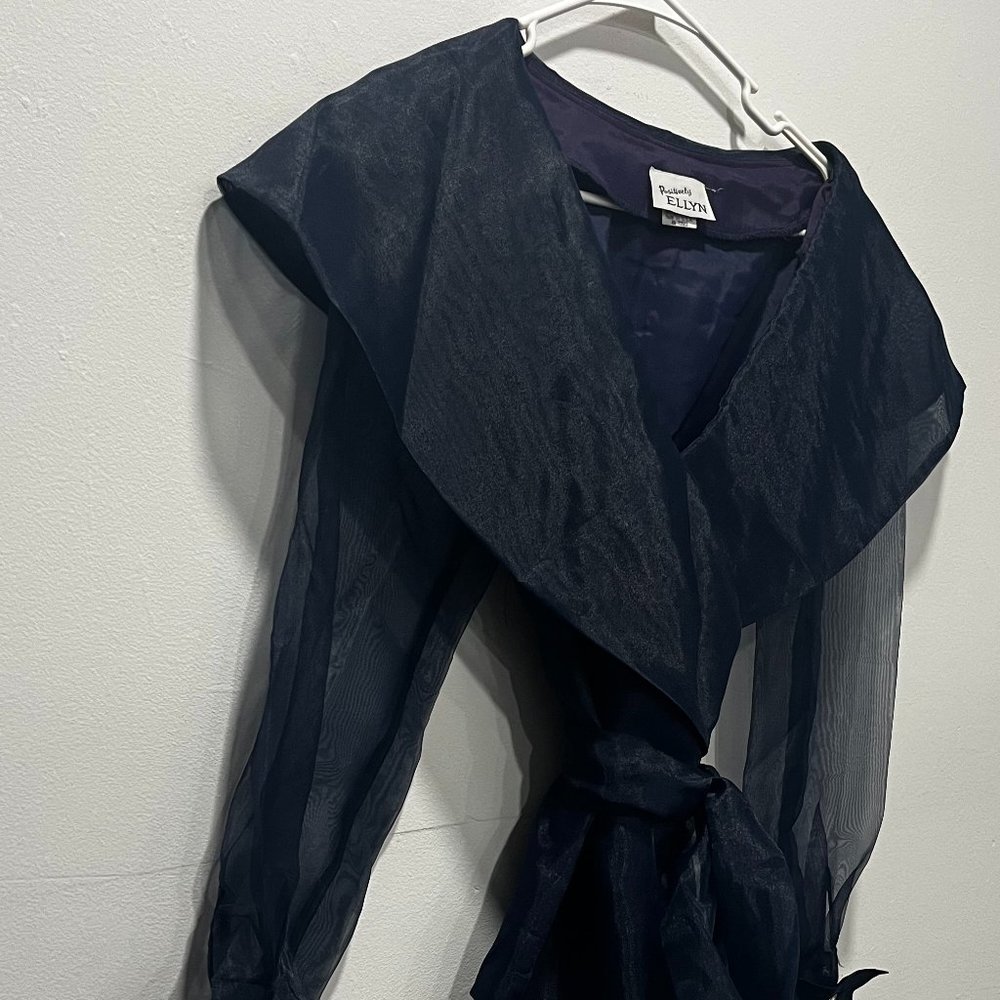 NEW Vintage Women's Navy Top; Made in USA